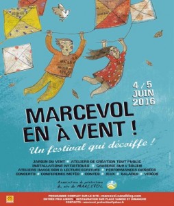 affiche association protection du site de Marcevol